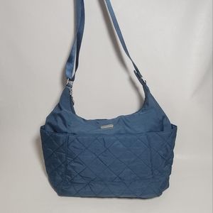Baggallini Pocketful Crossbody Blue  Bag Purse Many Pockets